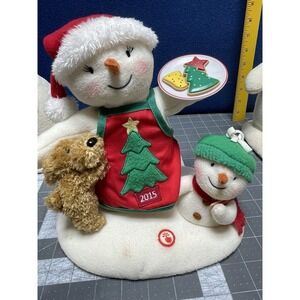Hallmark Jingle Pals 2015 Time For Cookies Snowman Dog Musical Motion Works